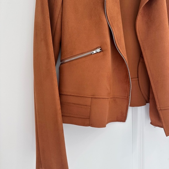 Women's faux suede Jacket - Picture 2 of 5